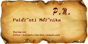 Palásti Mónika névjegykártya
